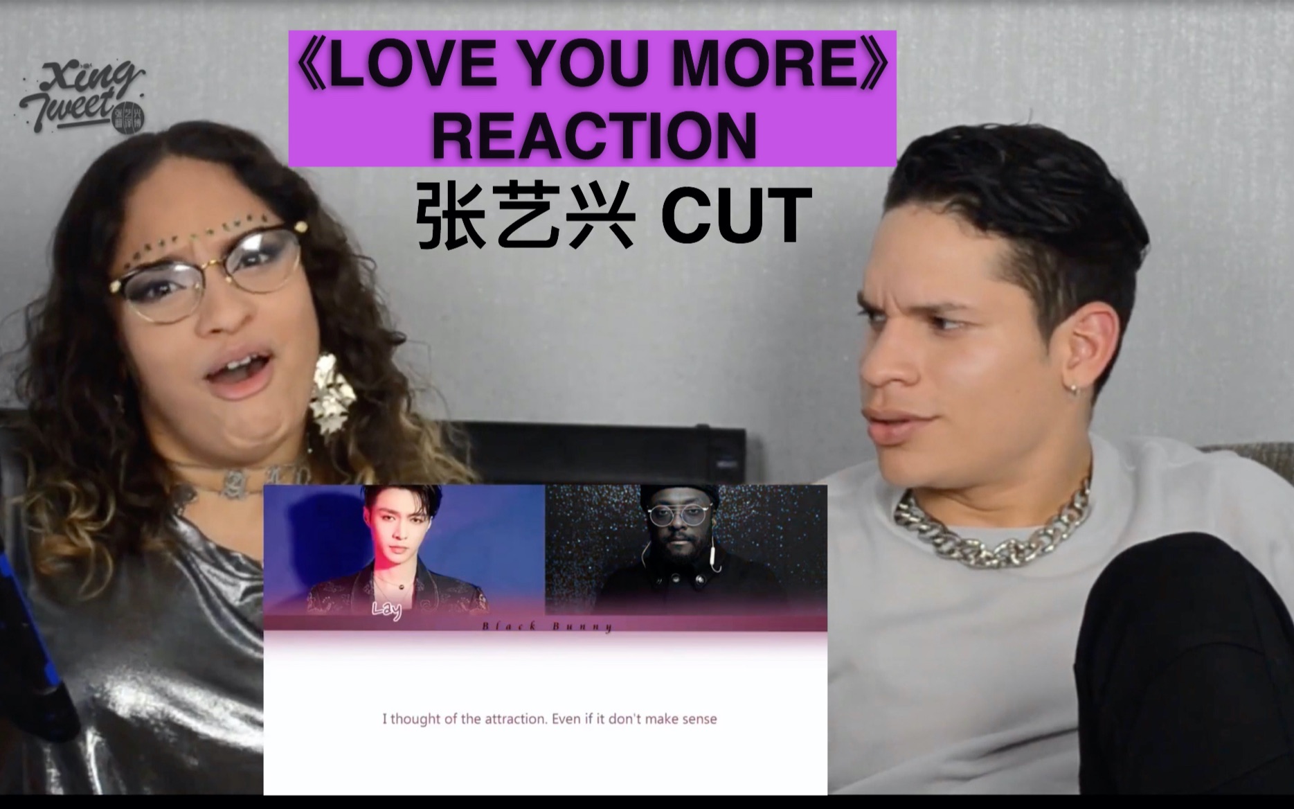 [图]【张艺兴】- 双语字幕 《Love You More》reaction 节选片段