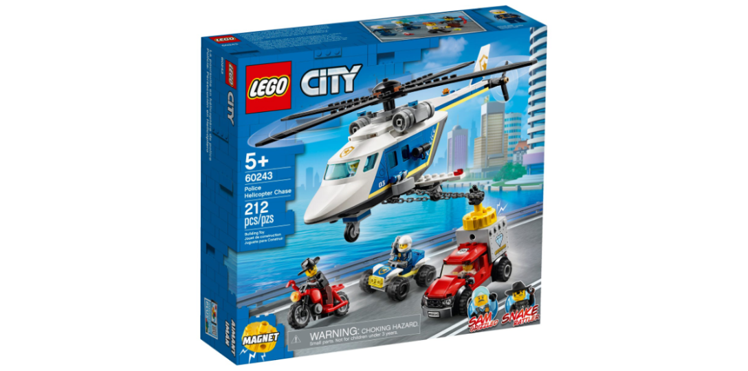 lego  60243 police helicopter chase【乐高城市】2020警察直升机