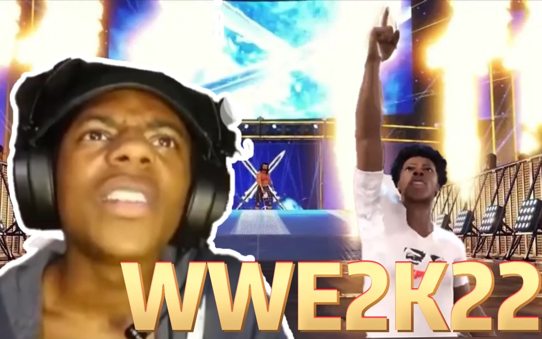 [图]当speed小哥玩WWE2K22会发生什么？？！