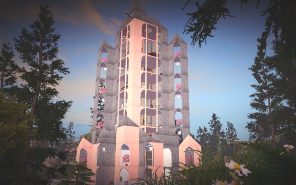 【明日之后】复刻建筑〔玛格丽特酒店〕原创:秋日森林娜娜.