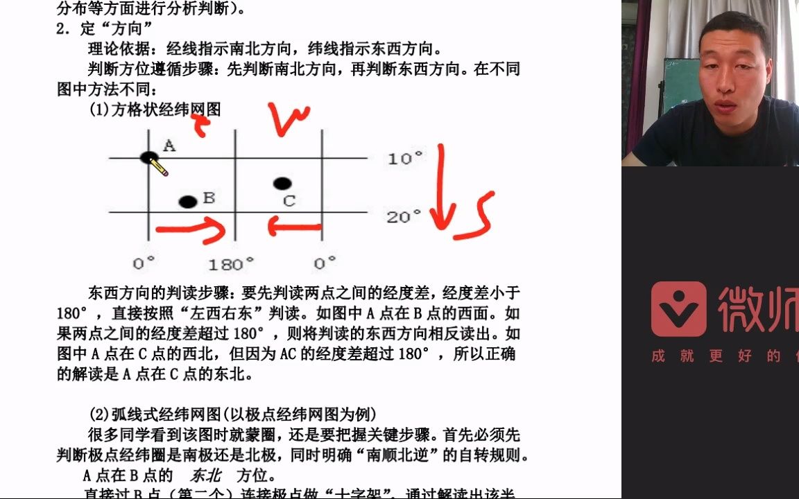 经纬度图判断两点的方位哔哩哔哩bilibili