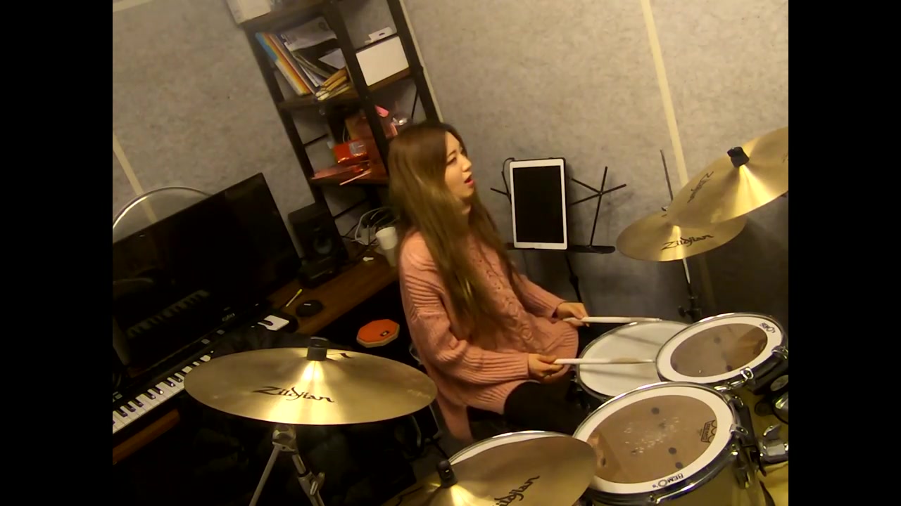 aoa徐有庆用架子鼓诠释gfriendsunrise