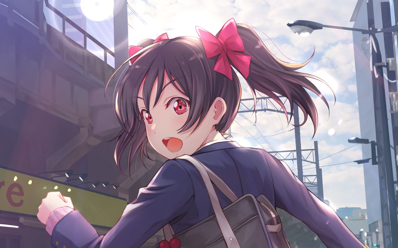 【动漫壁纸/lovelive】矢泽妮可_哔哩哔哩_bilibili