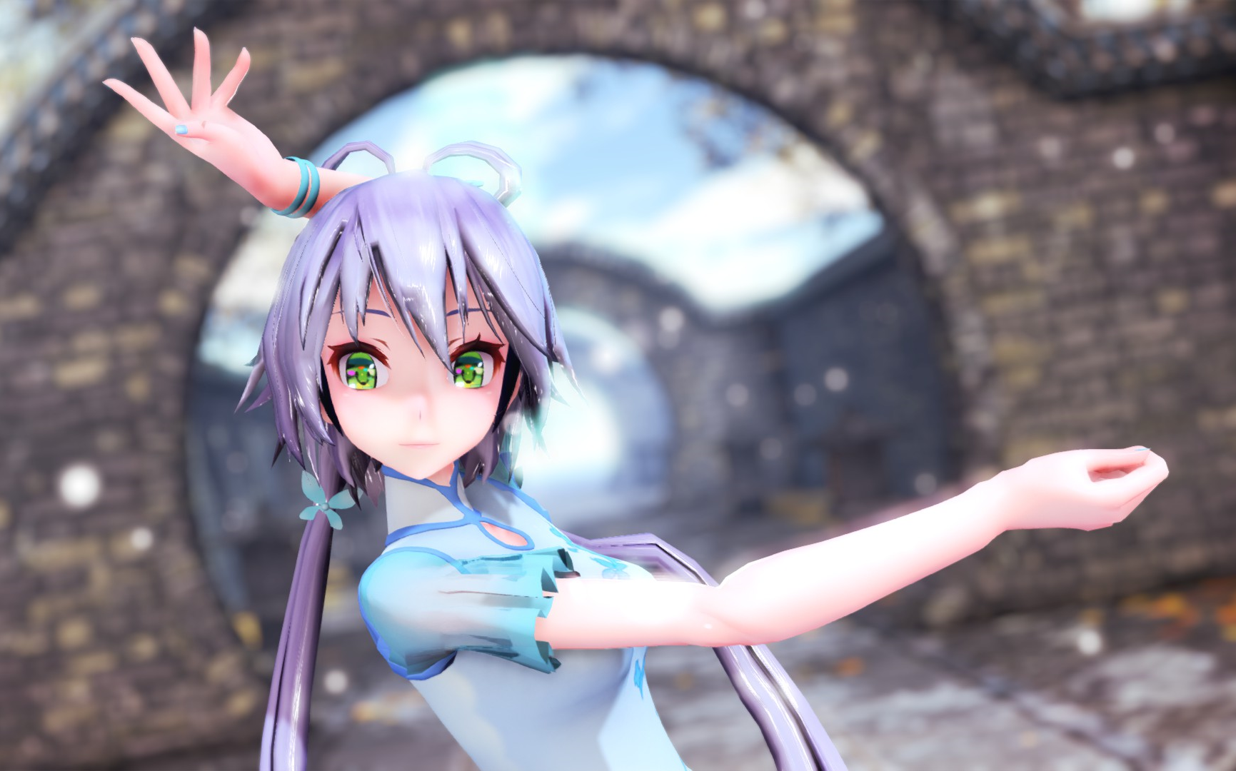 振袖 上旗袍 摆裙---言和(多穿模警告)