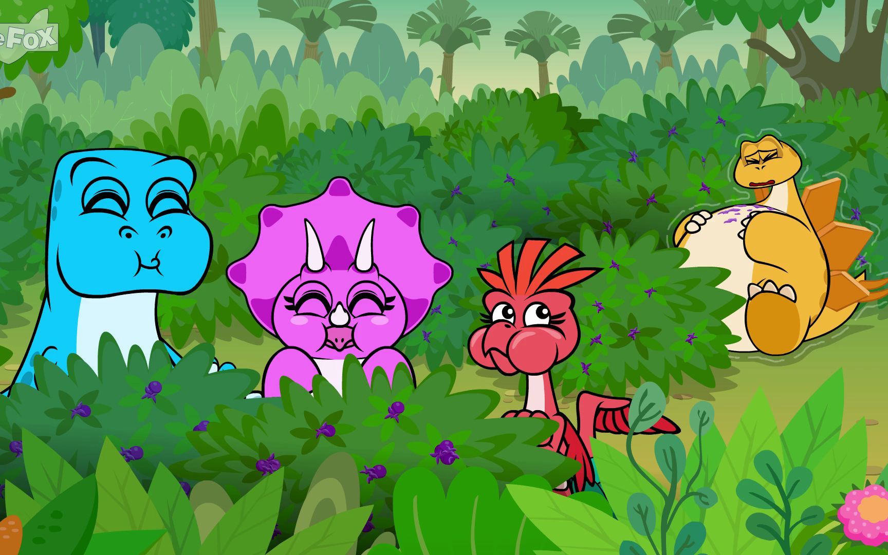 [图]英语分级读物-Dino Buddies 28-Too Many Berries.1080p