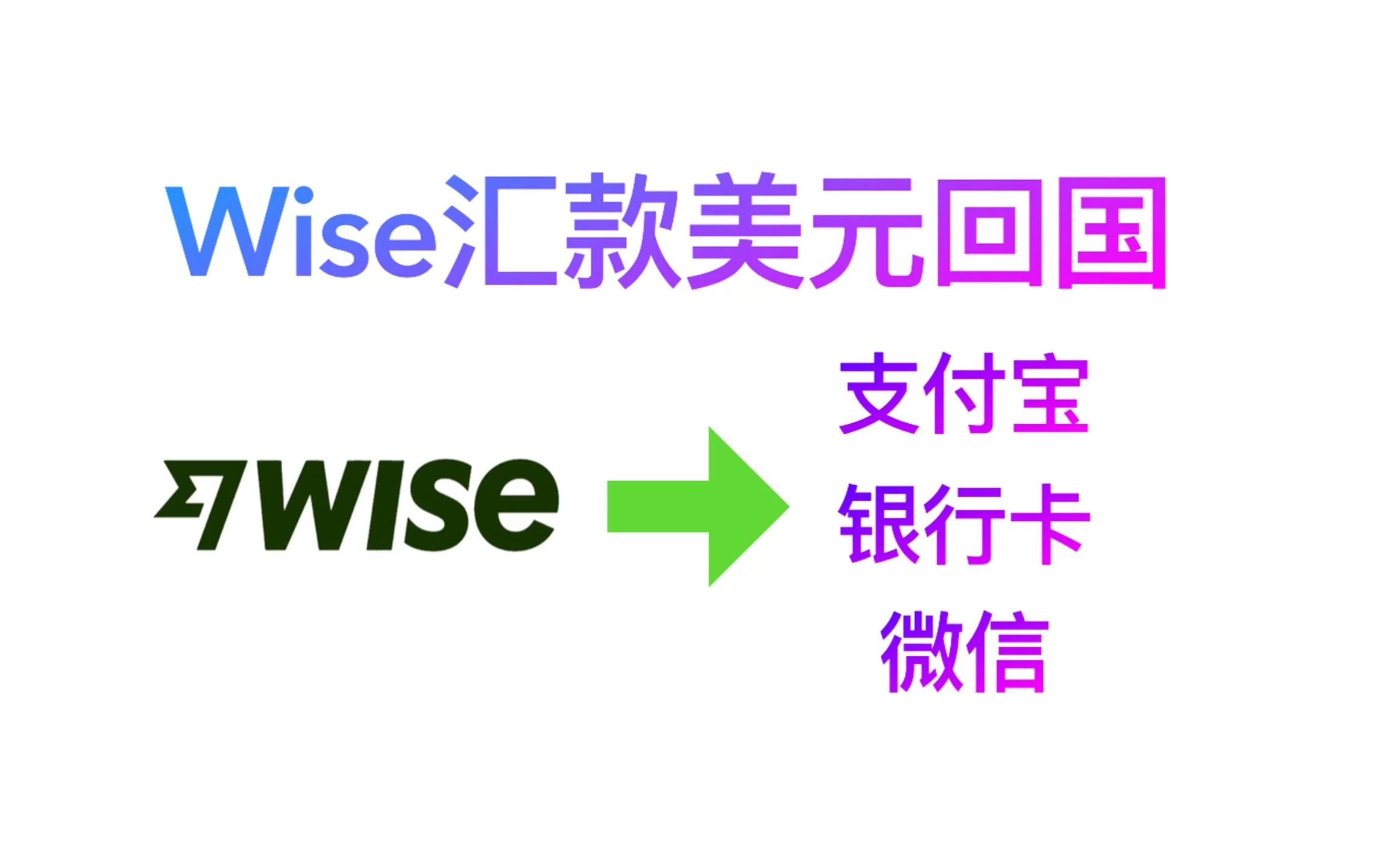 wise一键汇款美元回支付宝/微信/银行卡,支付宝跨境收款哔哩哔哩bilibili