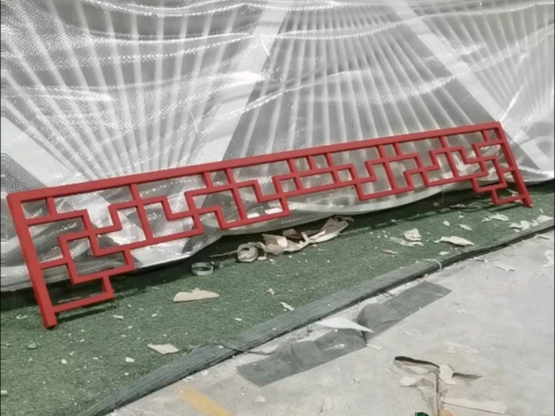 中式仿古铝合金挂落屋檐门眉角花家居别墅庭院走廊商场户外装饰