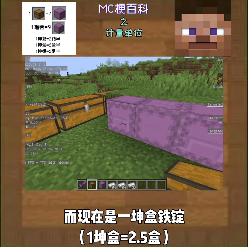 MC梗百科之计量单位我的世界游戏杂谈