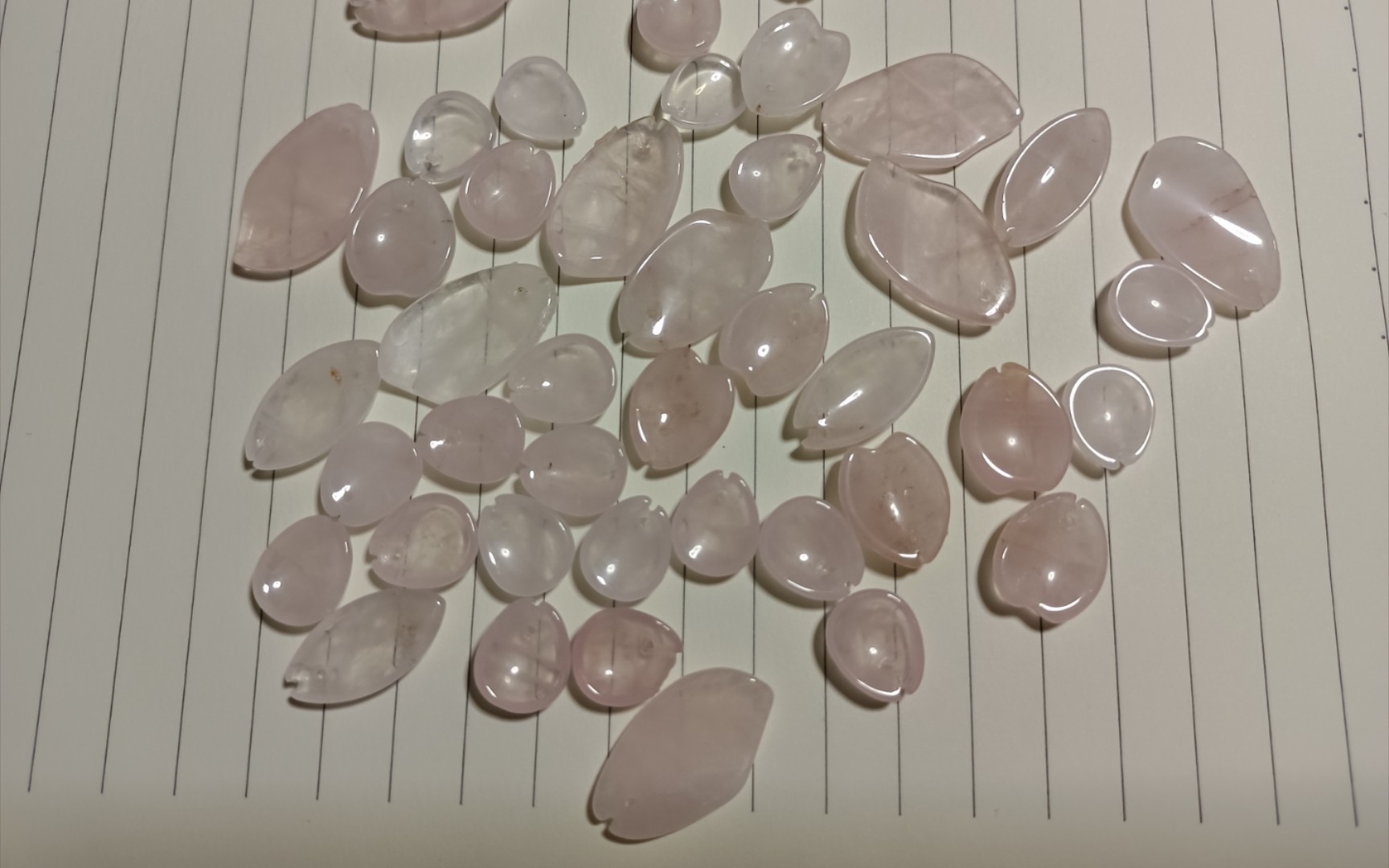 半退坑出闲置天然石花瓣