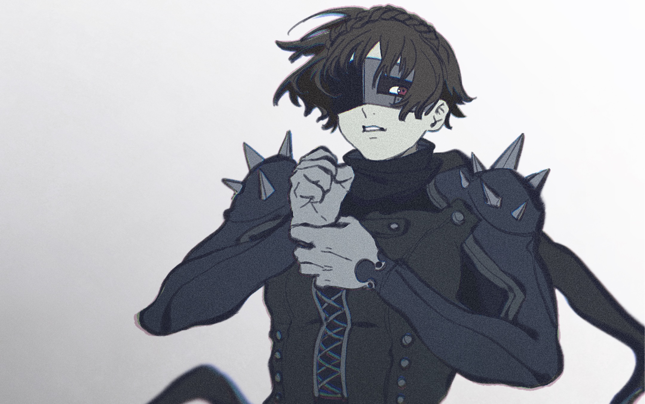 【女神异闻录|新岛真】绘画过程