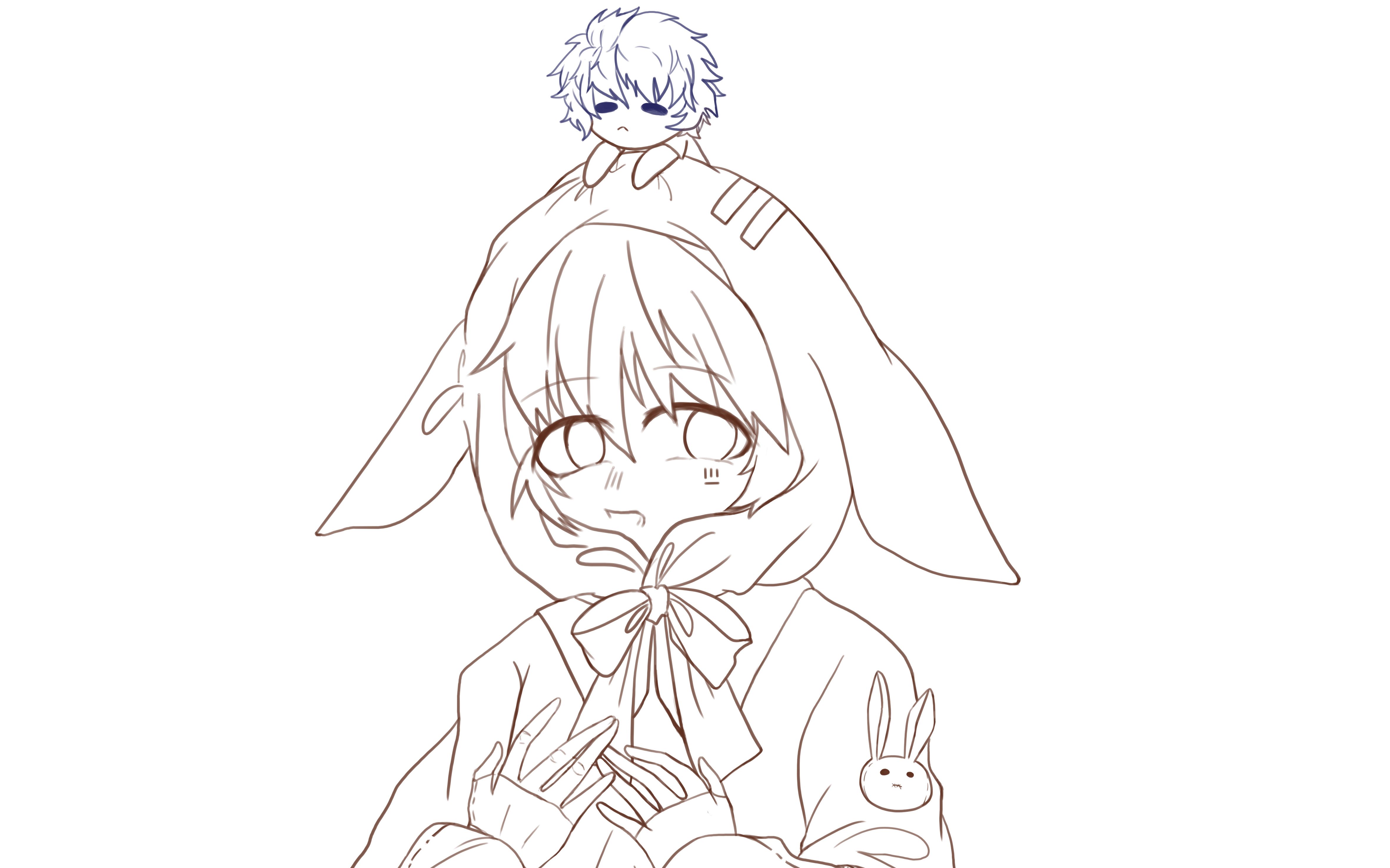 mafumafu生贺绘图过程(辣眼慎入