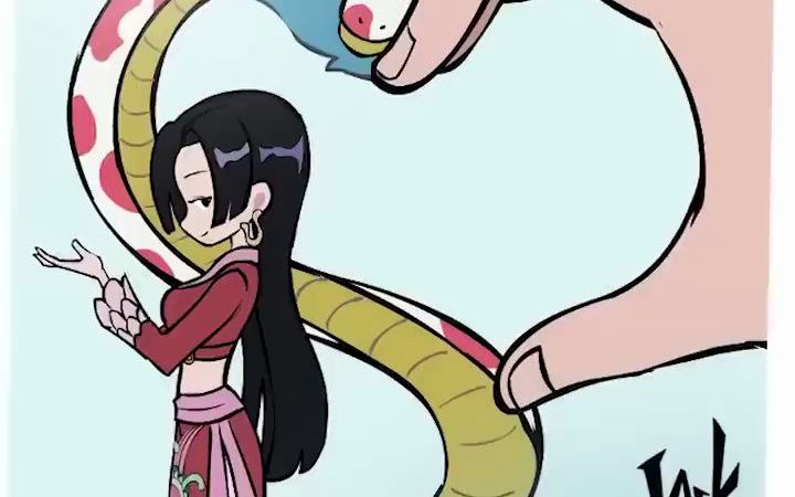 海贼王 卡通比心_哔哩哔哩_bilibili