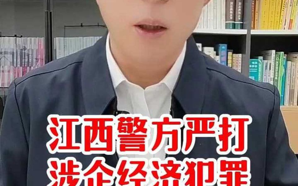 江西警方严打涉企经济犯罪,为企挽损超5亿哔哩哔哩bilibili