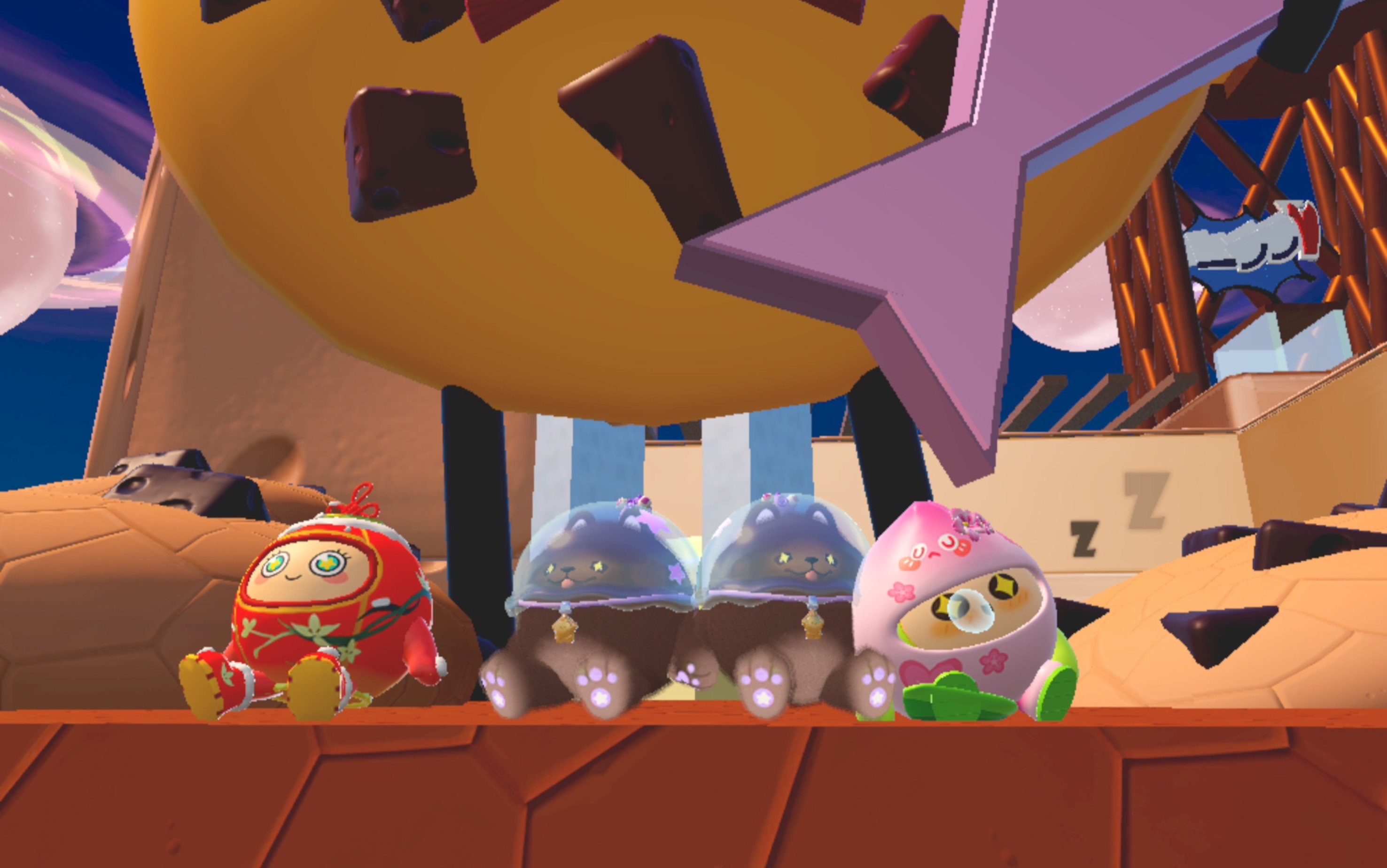 蛋仔派对《趣多多曲奇星球》那个蓝色的你让我们好找啊!