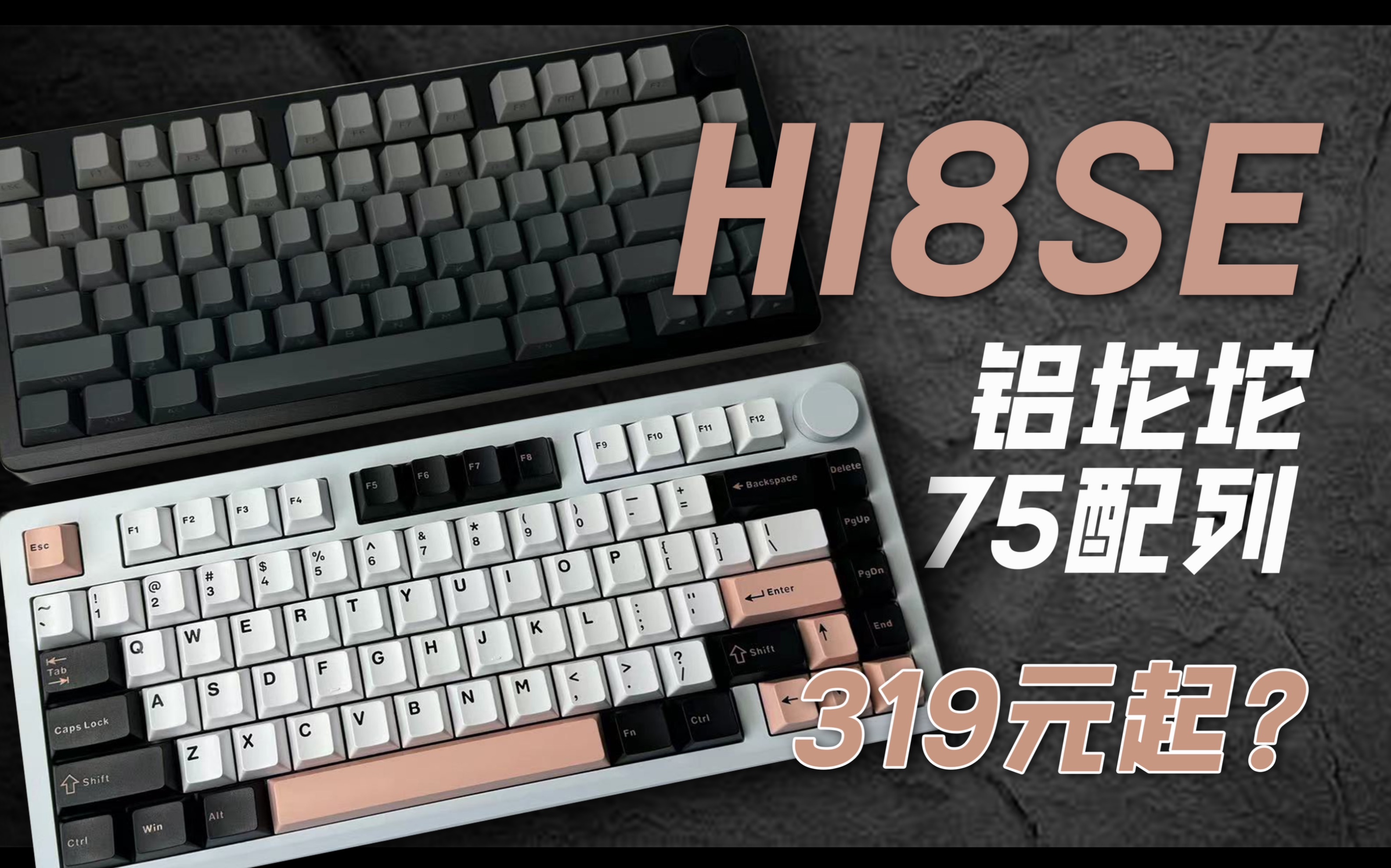 【送】319起的Hi8Se,75配列铝坨坨!全方面优化,真的听劝!—Leobog Hi8Se哔哩哔哩bilibili