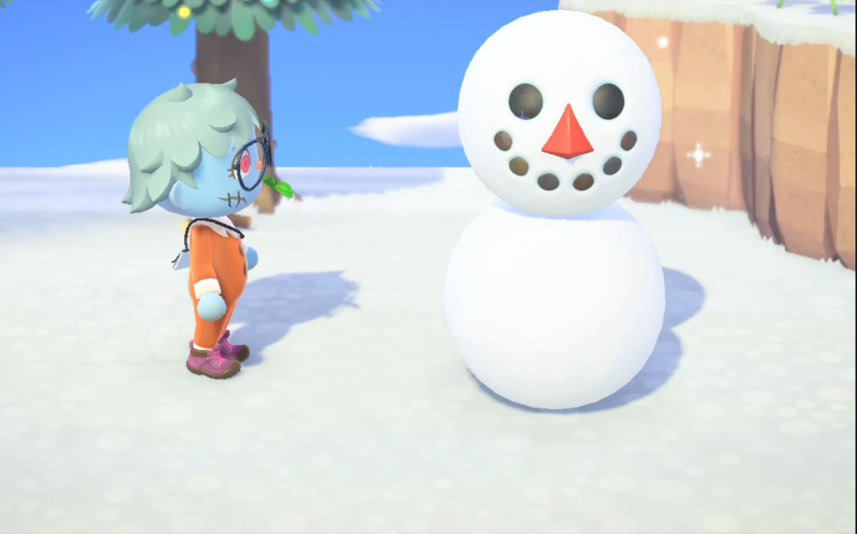 【动森】凭感觉也能搭出完美雪人