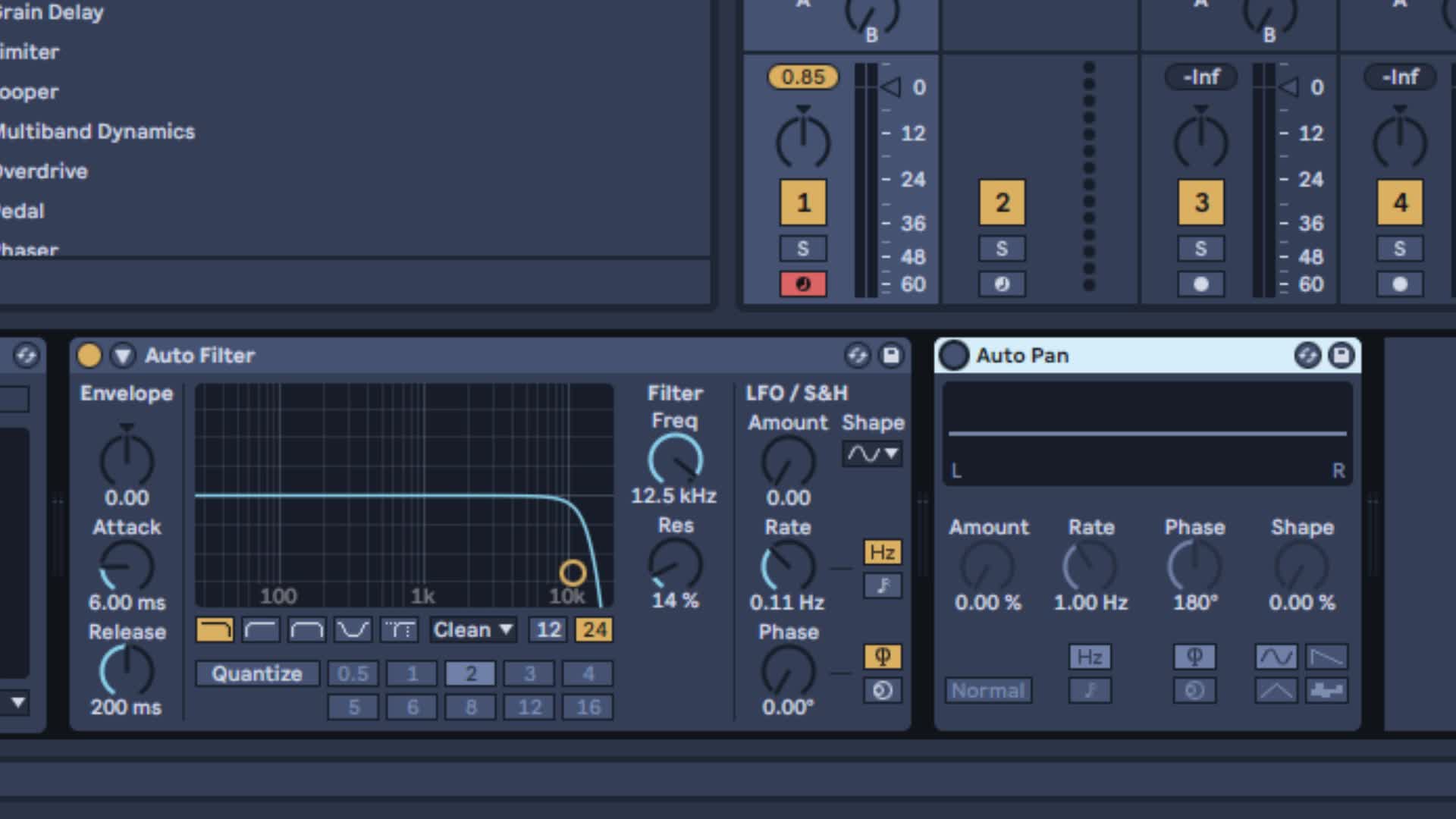 abletonlive10效果器新手上手教学cabinet