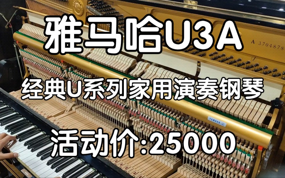 雅马哈经典家用演奏U3A,活动价25000,裸琴成色极好!性价比非常高!哔哩哔哩bilibili