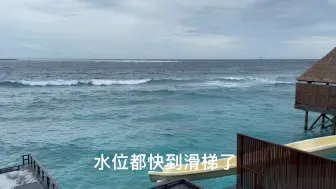 Скачать видео: 恐海症千万不要雨季住水屋！太可怕了😱马尔代夫的水屋惊吓体验🥺