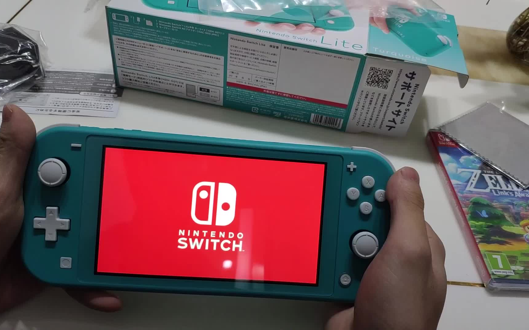 单纯的switchlite开箱视频