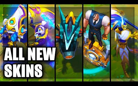 掠星魔刃系列(艾希,露露,赵信) 黑手党(布隆) 霸体机甲(龙王) 技能