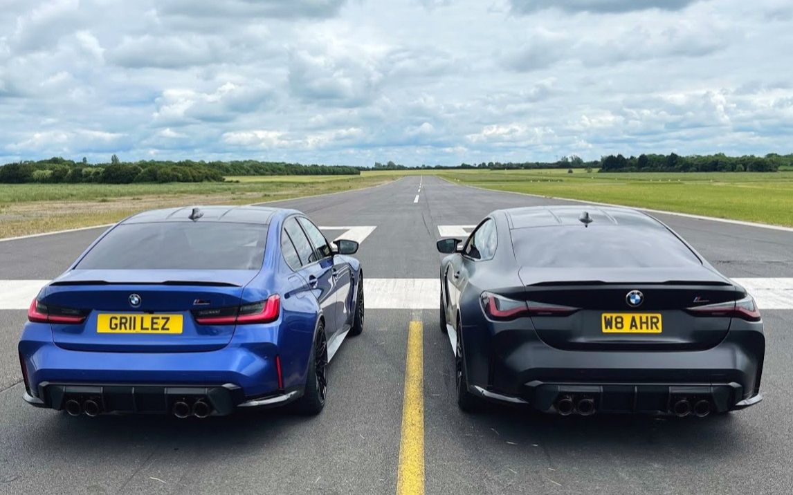 直线对决宝马m3vsm4