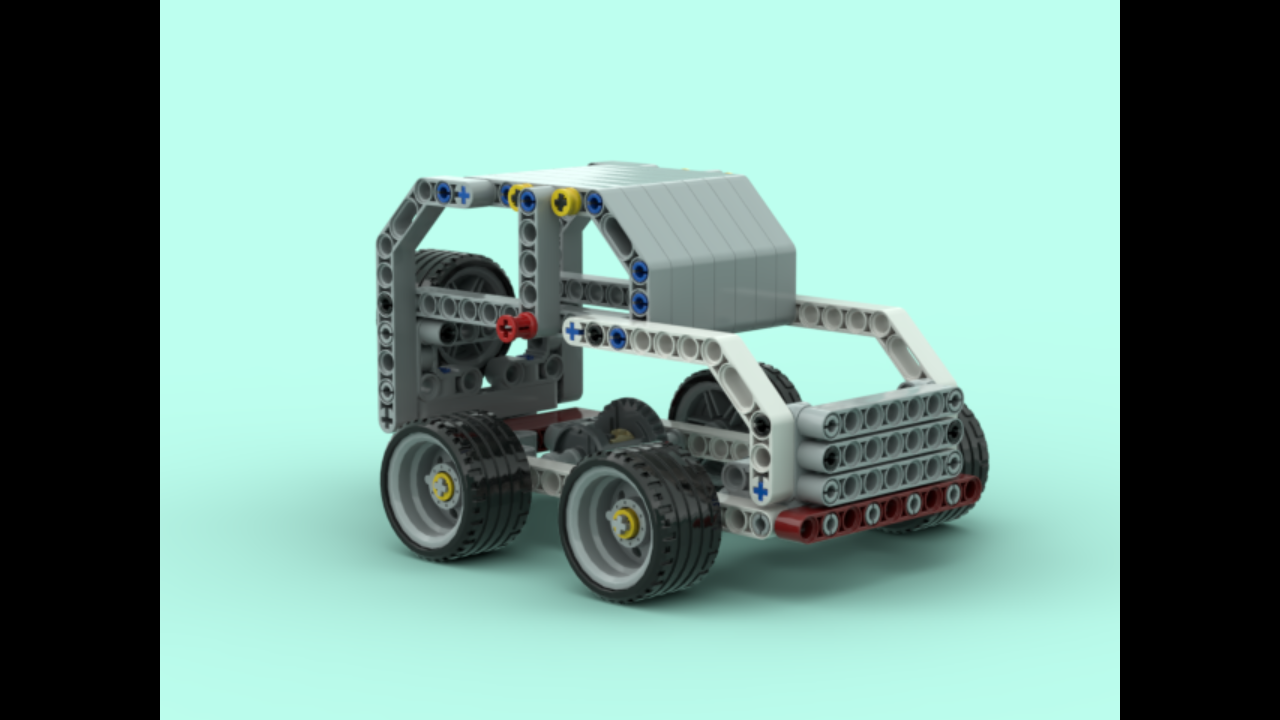 【乐高科技】带差速器的简易吉普车-studio2.0制作
