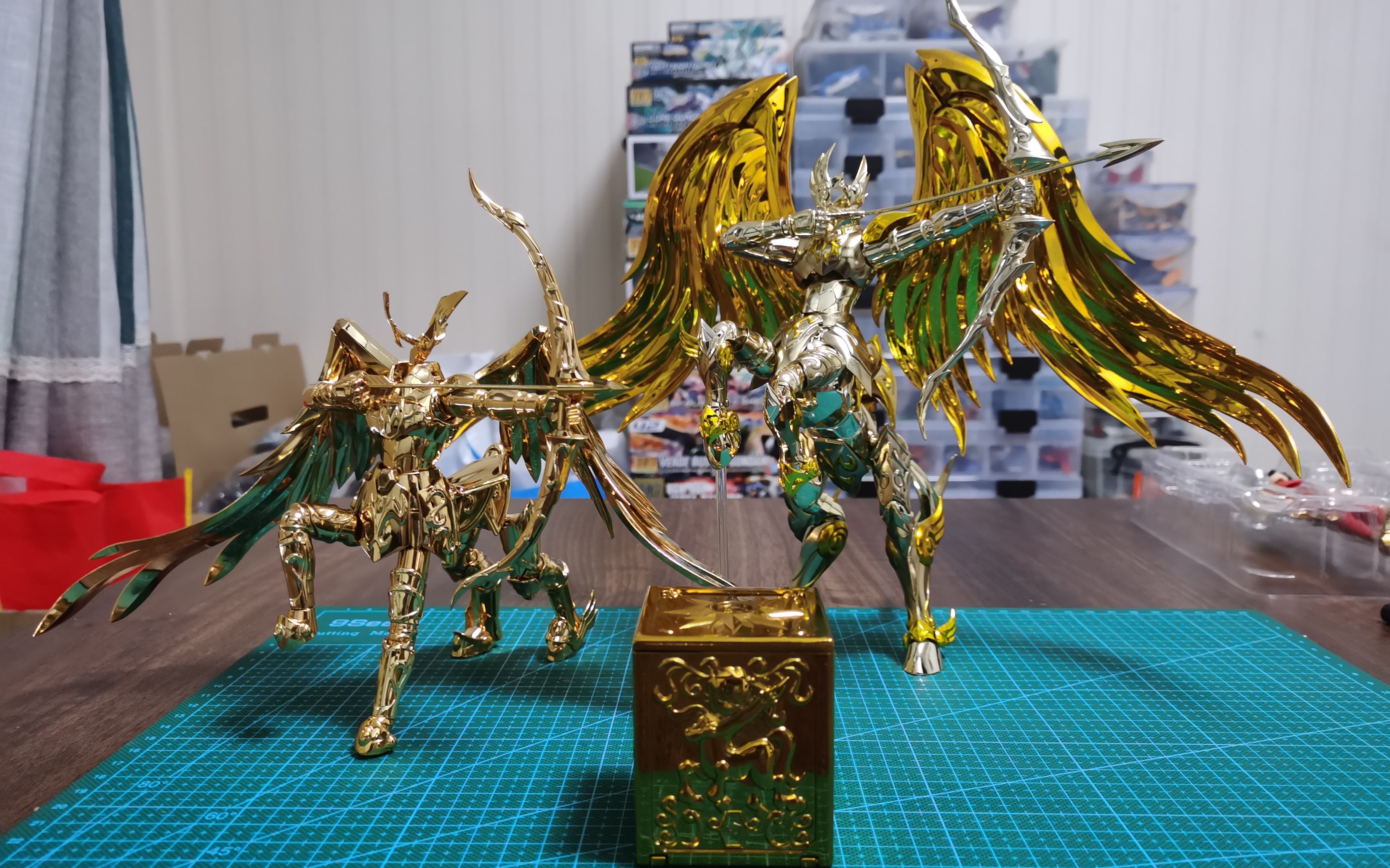 万代 圣衣神话 ex,24k,黄金魂射手座