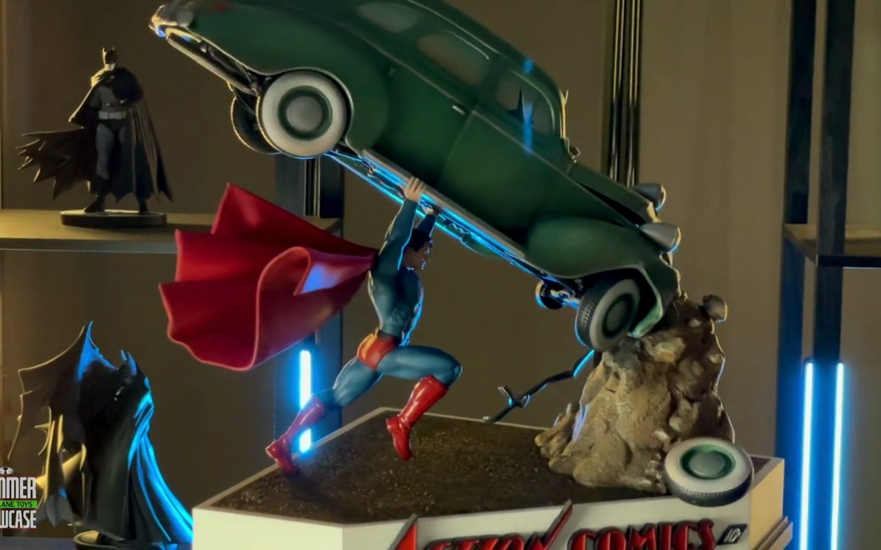 8.3麦克法兰新品雕像展示 超人 蝙蝠侠 贝恩