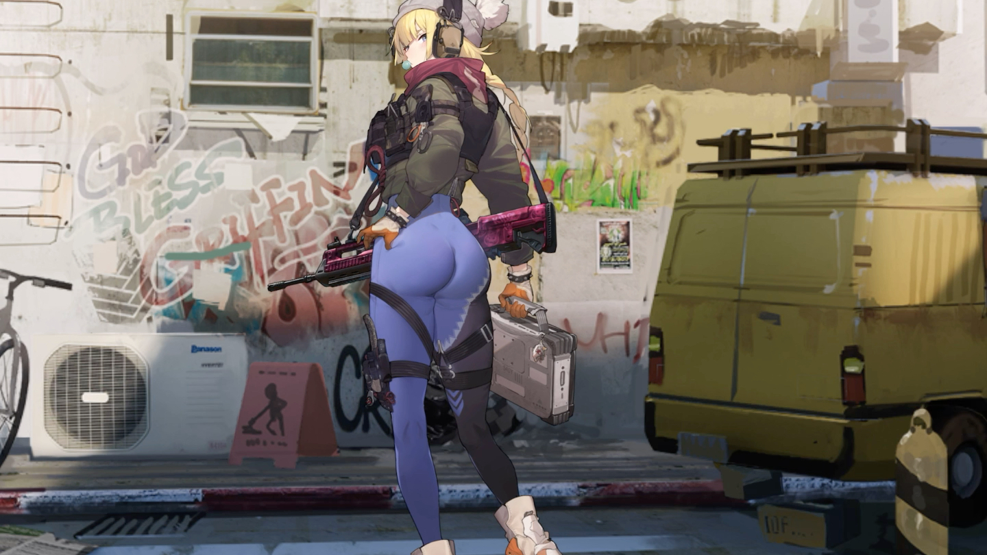 少女前线vhs第八页守密人皮肤动态效果
