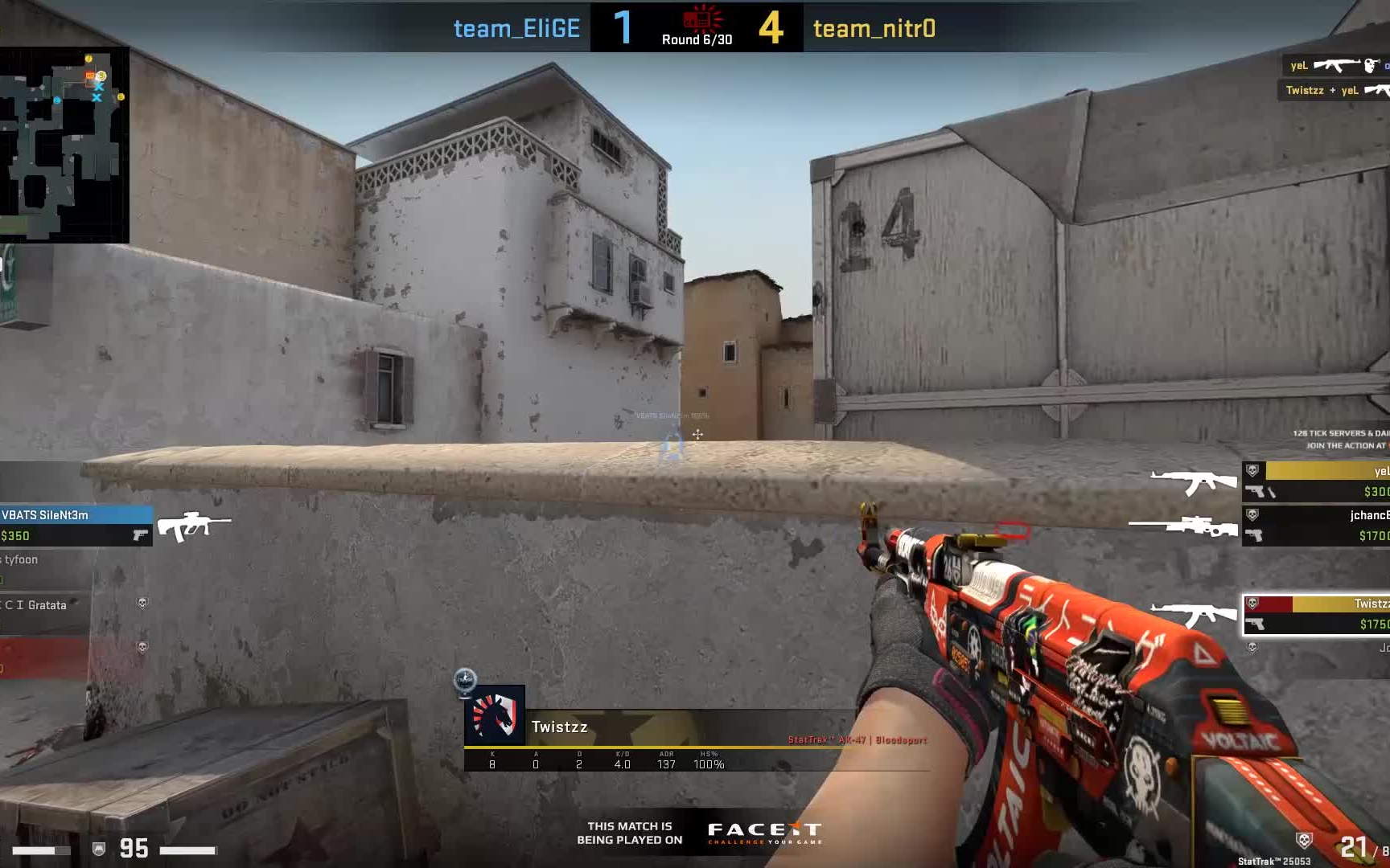 [CS:GO][职业哥第一视角] Twistzz 打FPL 28杀 主视角 Dust2_哔哩哔哩_bilibili