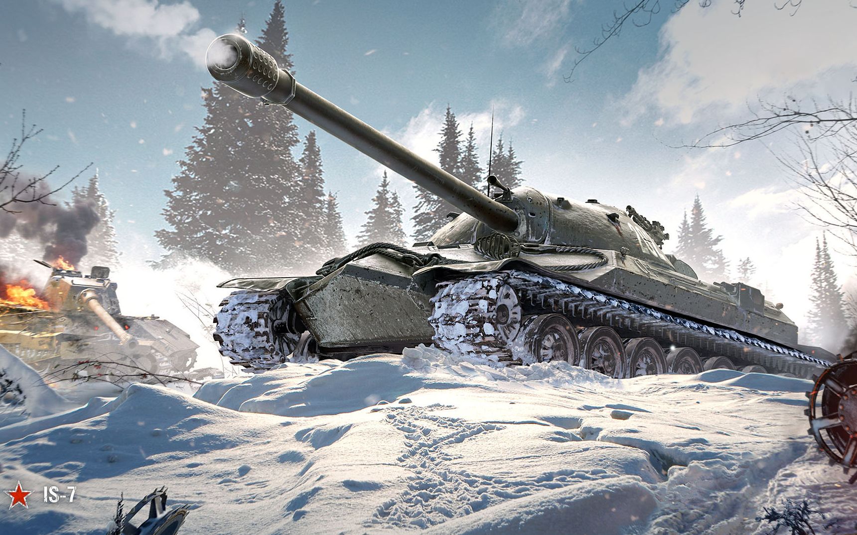 苏系老战车is-7有惊无险,无伤逆转!