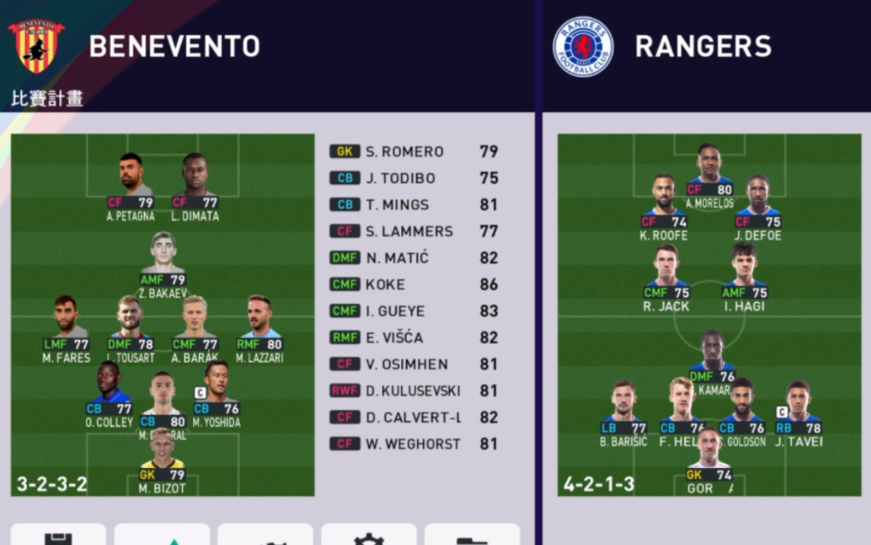 贝内文托diyvs流浪者实况足球pes2021日常绿色法皇