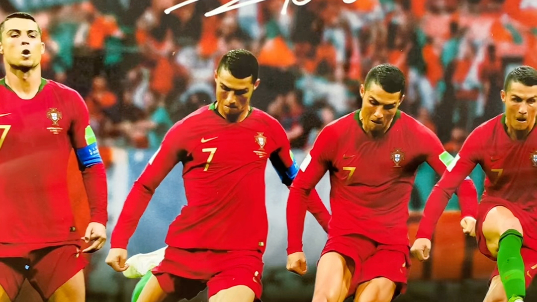 c罗 #帽子戏法 #摆件