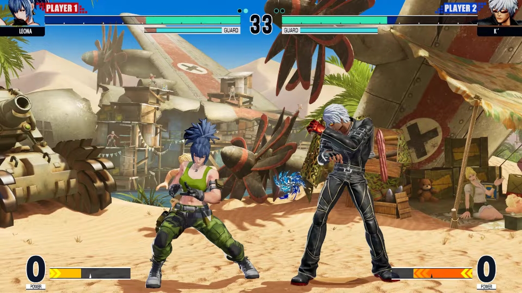 99.《拳皇xv》莉安娜pk k