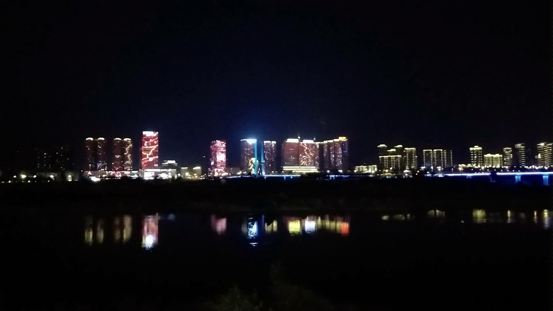 南充市城市夜景哔哩哔哩bilibili