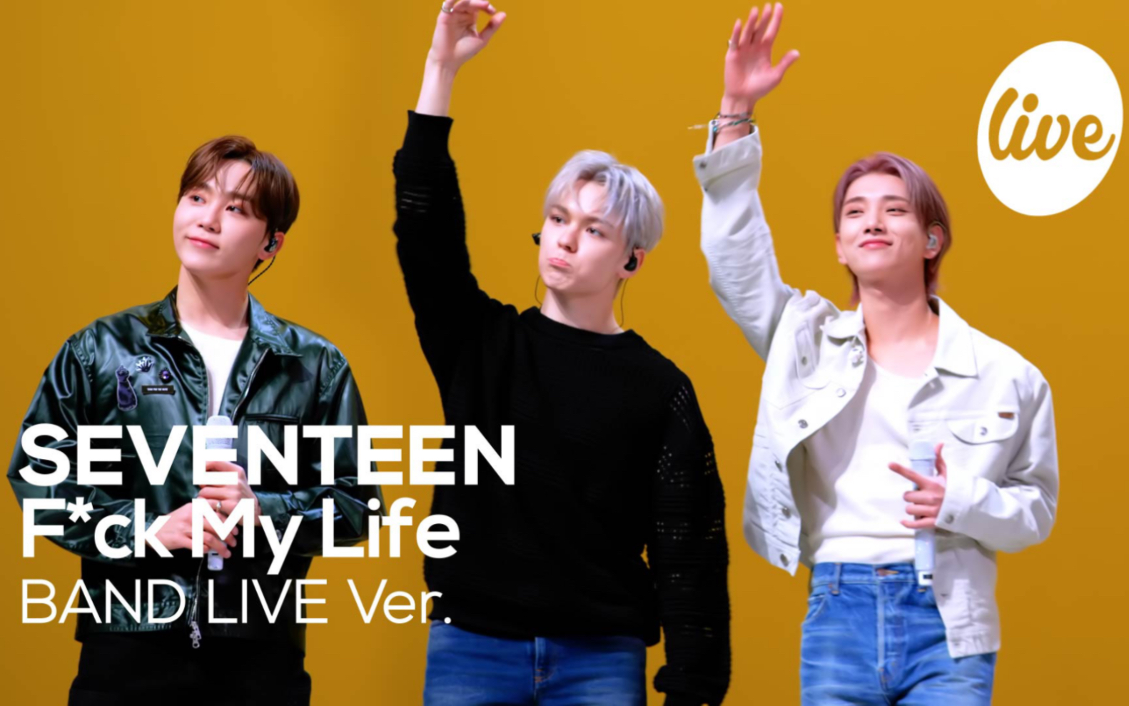 [图][中字 / 歌词] SEVENTEEN - F*ck My Life [It’s Live]