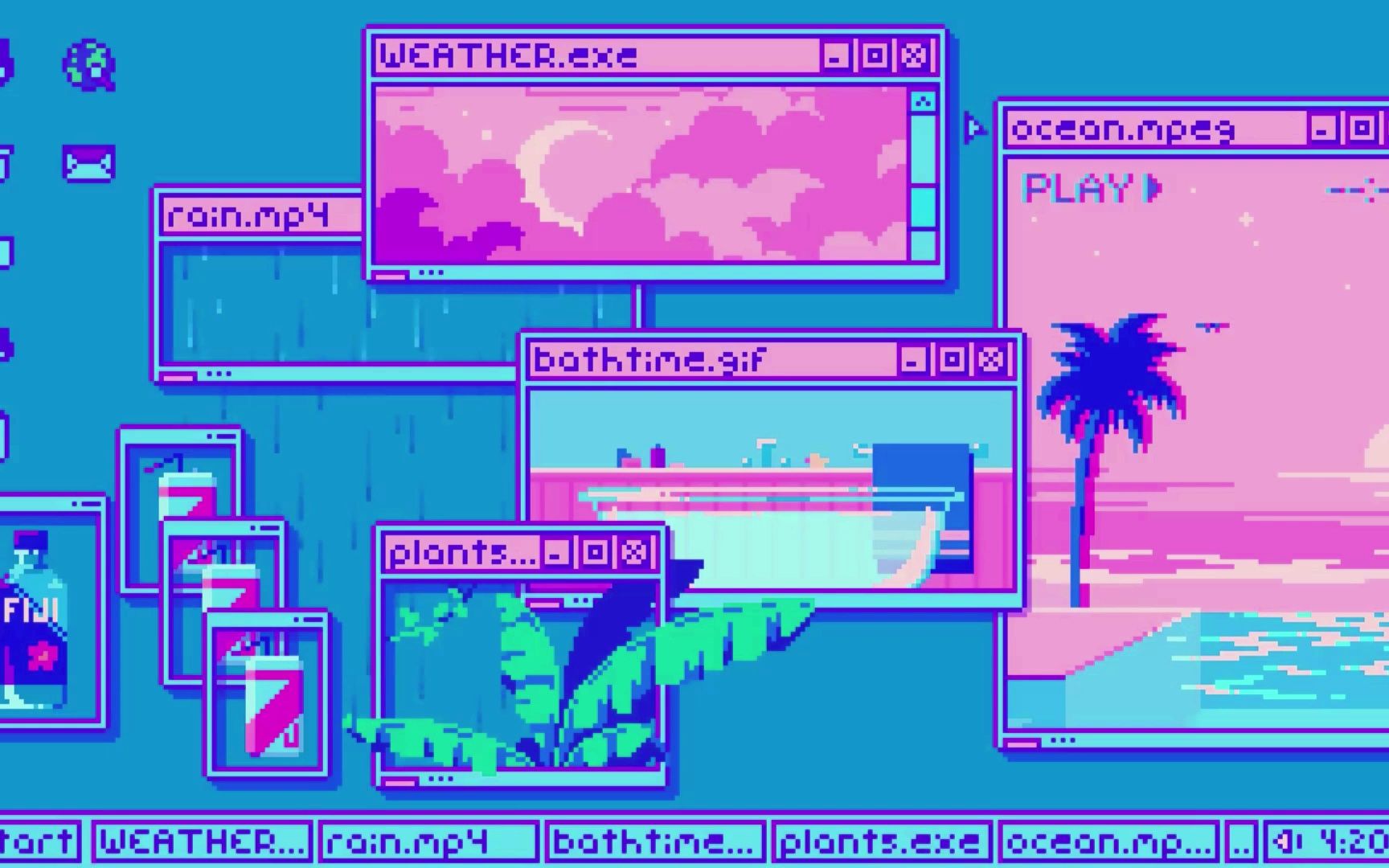 【蒸汽波/Vaporwave】太平洋在线聊天室~ Pacific Online Chatroom 95 ~哔哩哔哩bilibili