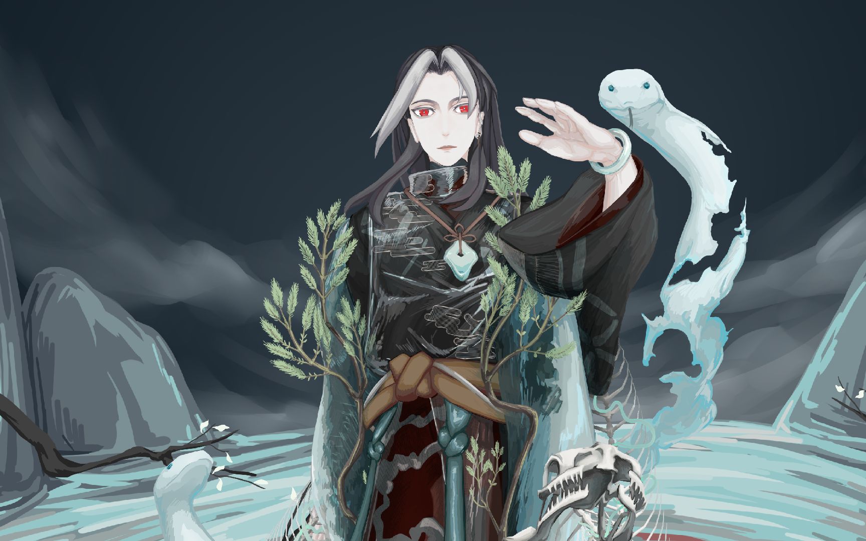《阴阳师》八岐大蛇新皮肤情报(cv:宫野真守)| 浩淼怀山,绵延襄陵