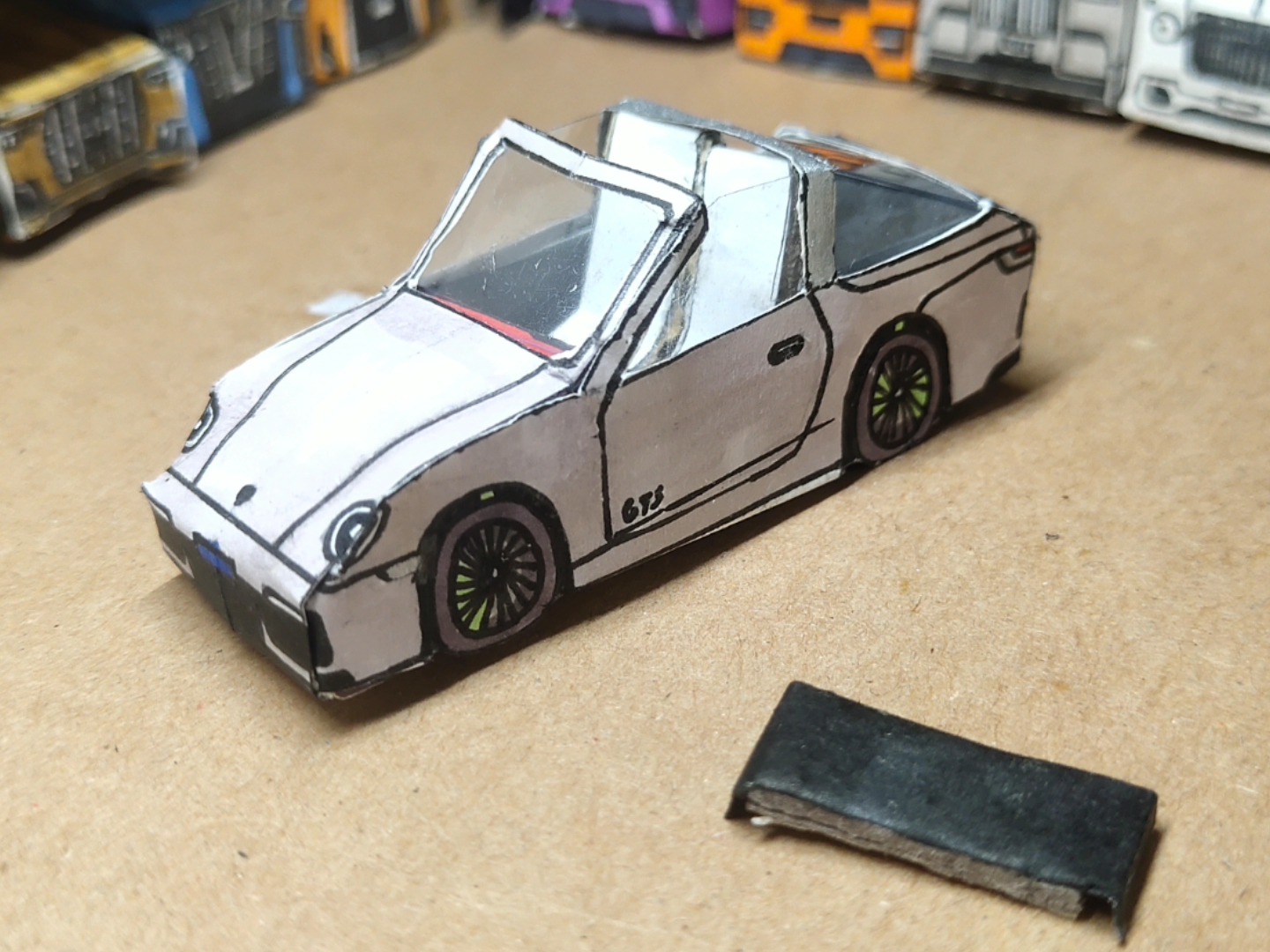 [accu汽车纸模工厂]保时捷911targa