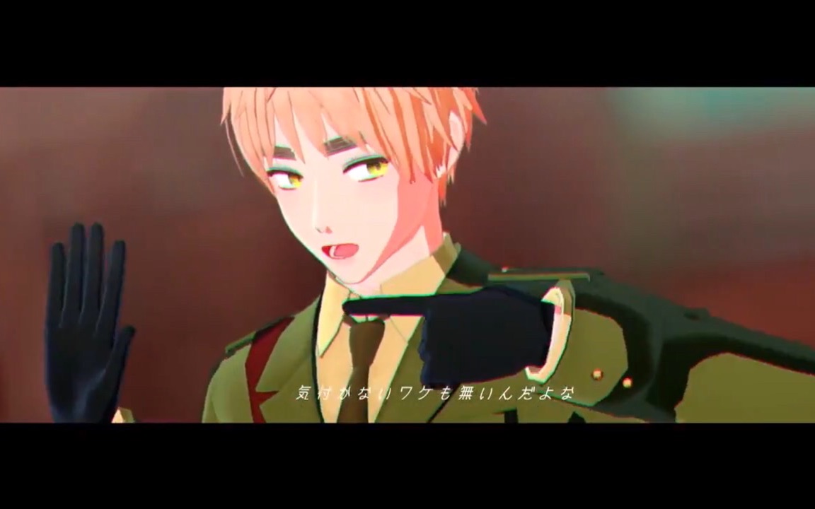 【aph/mmd】紗痲【西英南伊】