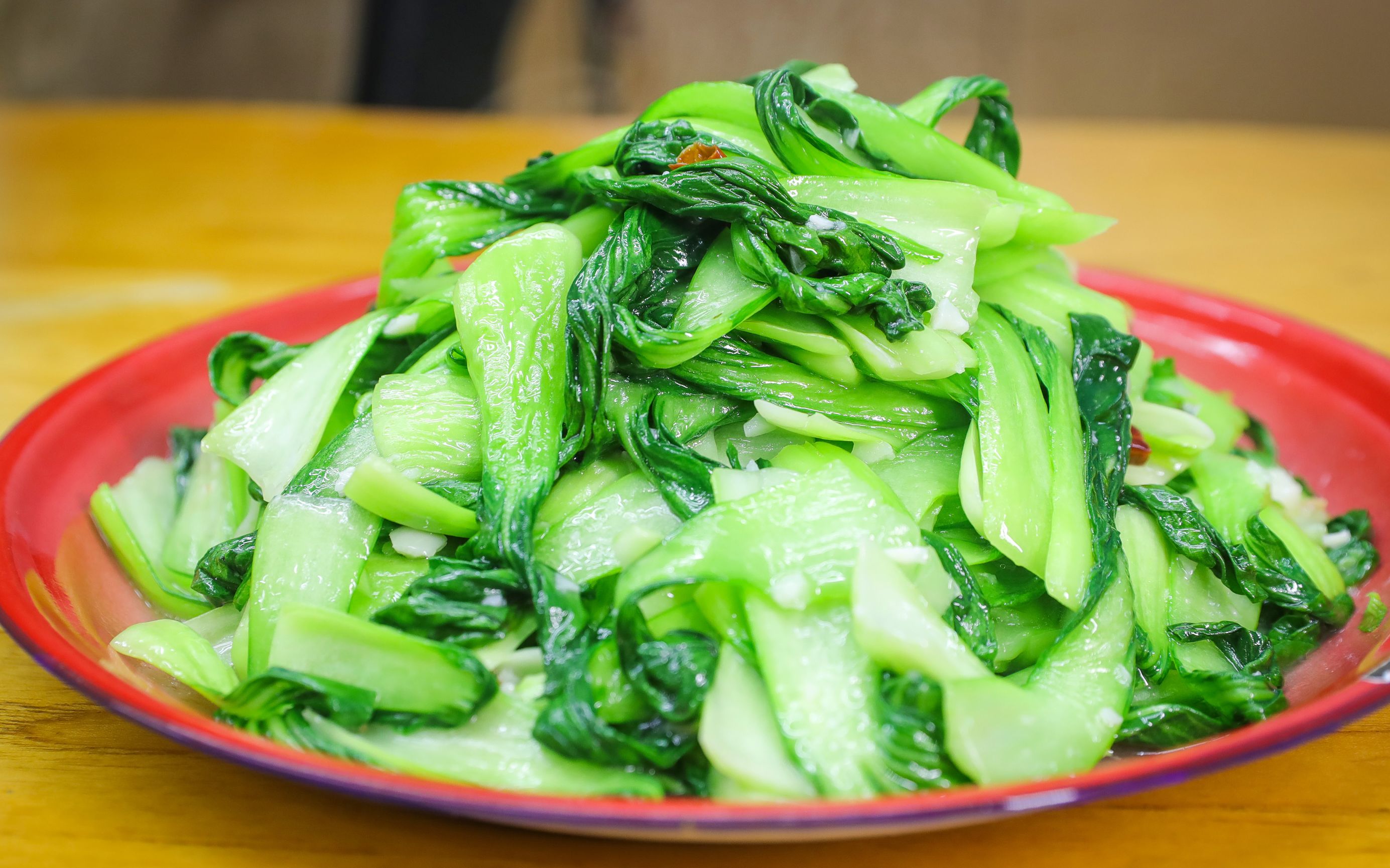 活动作品炒蒜蓉青菜不流汤不变色是厨师基本功明白原理效果立现