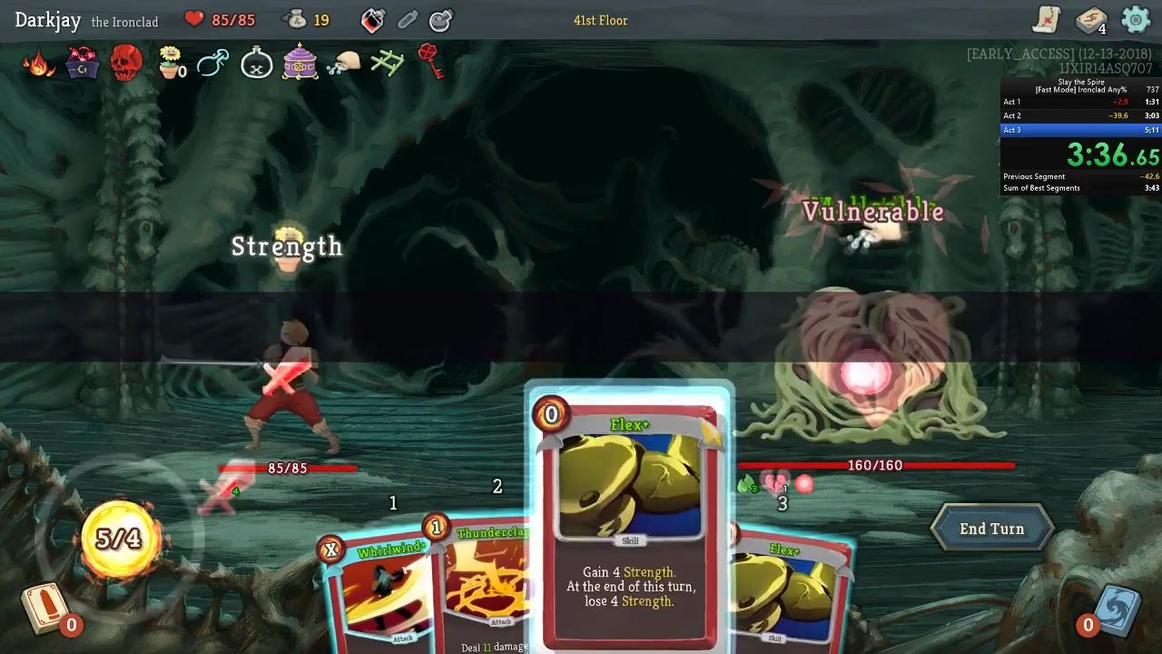 [图]Slay the Spire 杀戮尖塔 铁甲战士速通世界记录 4:27