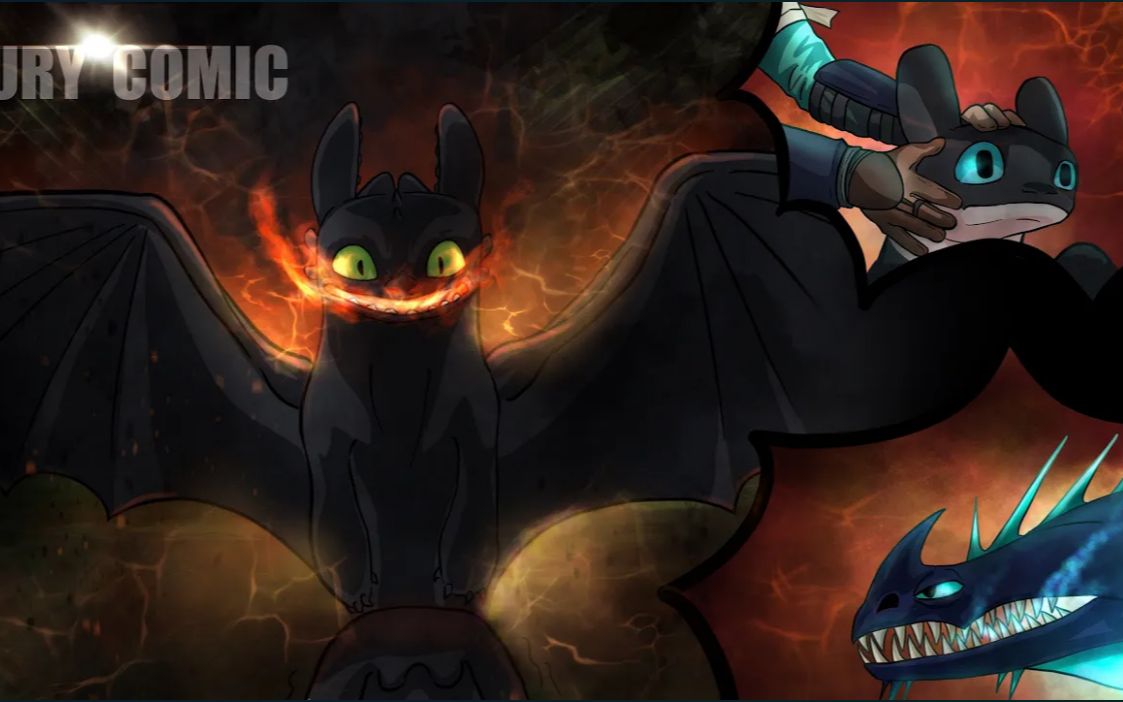 【驯龙高手漫画】fury comic part 3 -httyd _ 3 months project