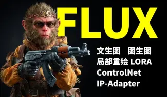 Download Video: Flux ComfyUI零基础入门教程 包括Flux dev Schnell在ComfyUI中的文生图图生图局部重绘LORAControlnetIP-Adapt