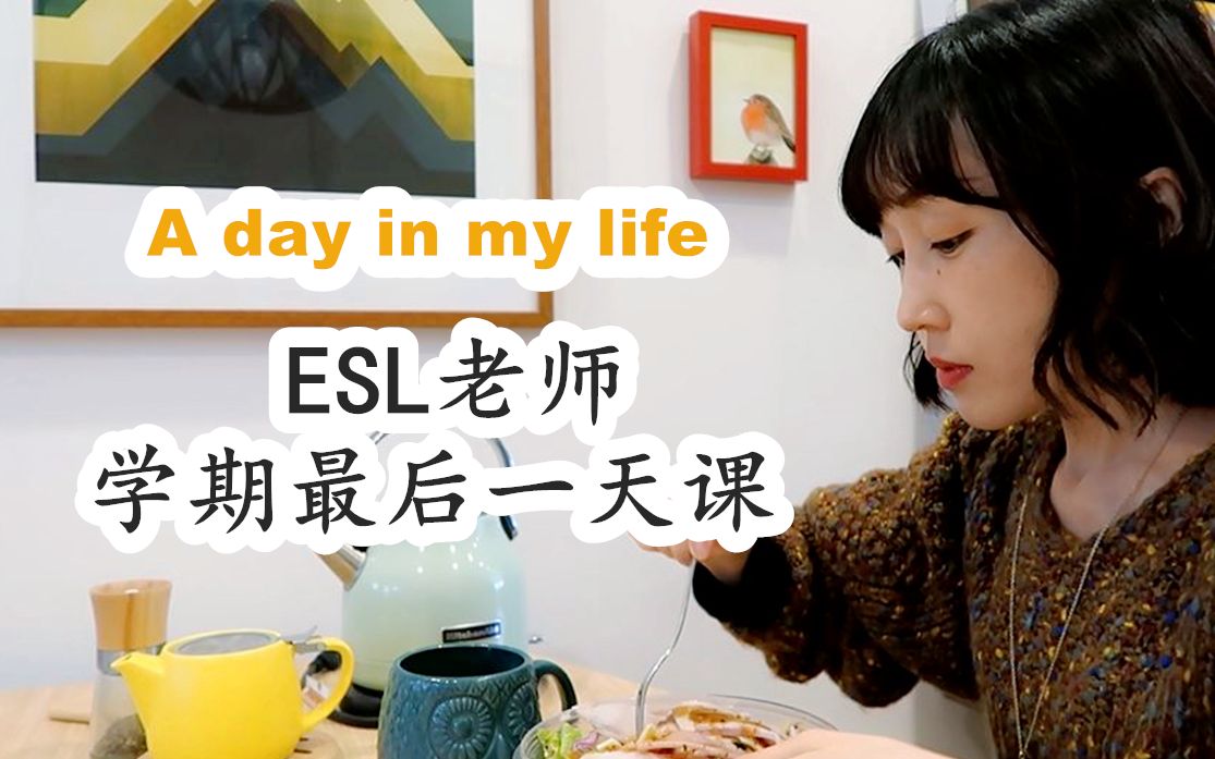 VLOG【ESL老师学期最后一天课】A day in my life|FanfaniShare哔哩哔哩bilibili