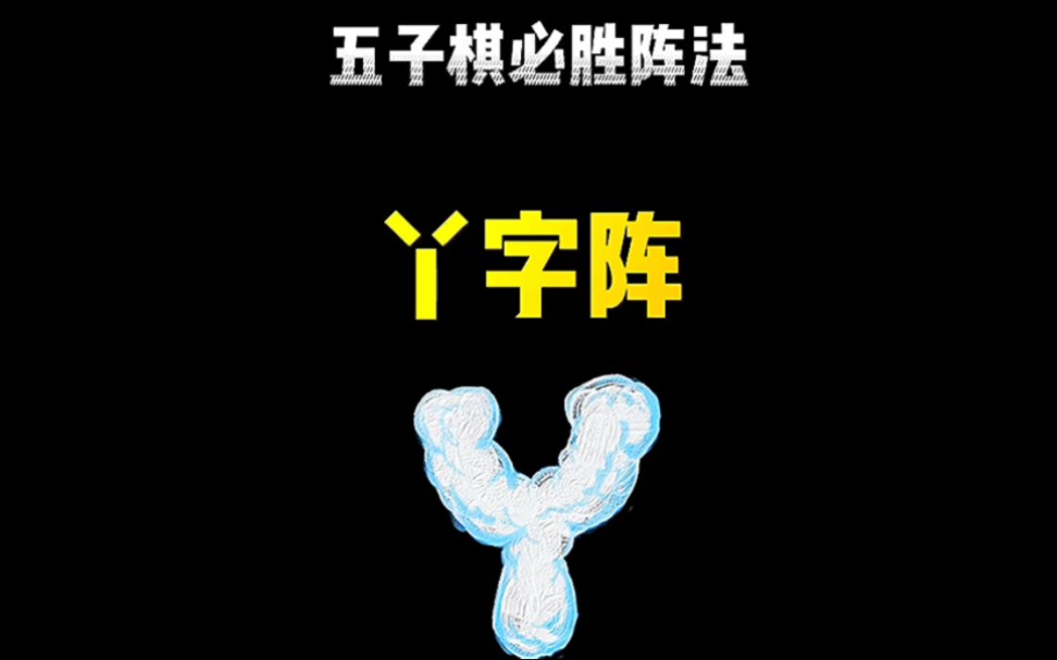 五子棋必胜阵法:丫字阵