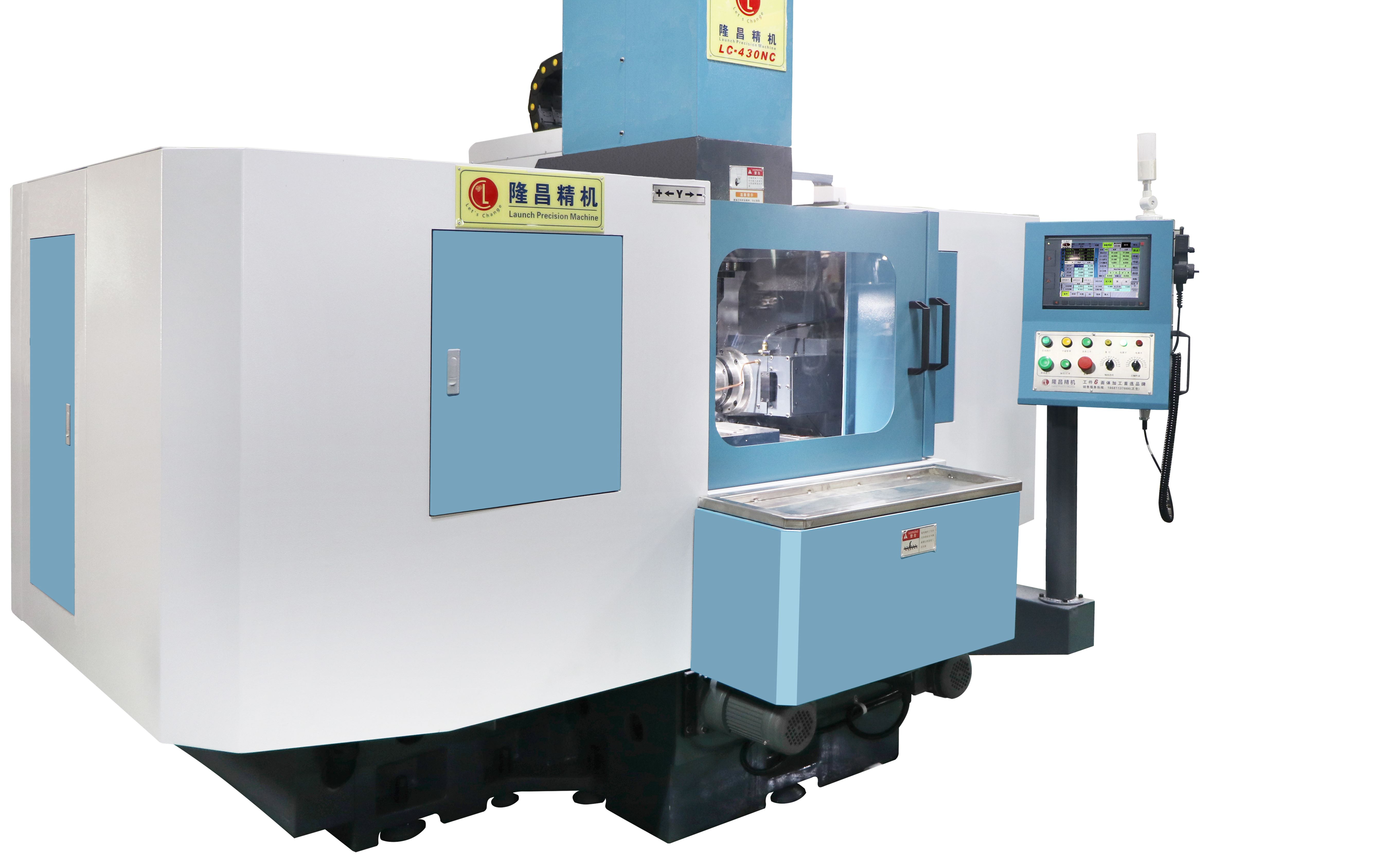 高速铣430nc,引领数控双头铣床行业进入高速时代!