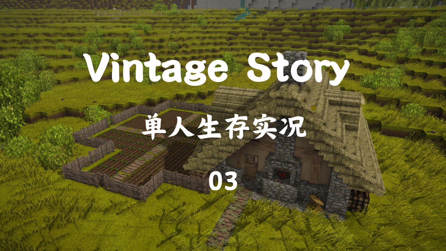 [图]复古物语单人生存 03 烧制木炭和种田（Vintage Story）