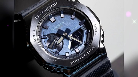 王一博上手同款gm-2100卡西欧农家橡树原装金属系列g-shock#卡西欧